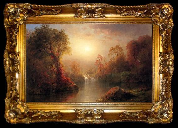 framed  Frederic Edwin Church Autumn, ta009-2
